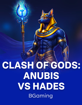 Clash of Gods Anubis vs Hades slot on Gamdom