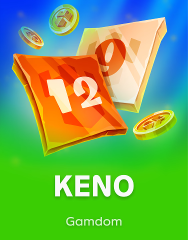 Keno game on Gamdom casino
